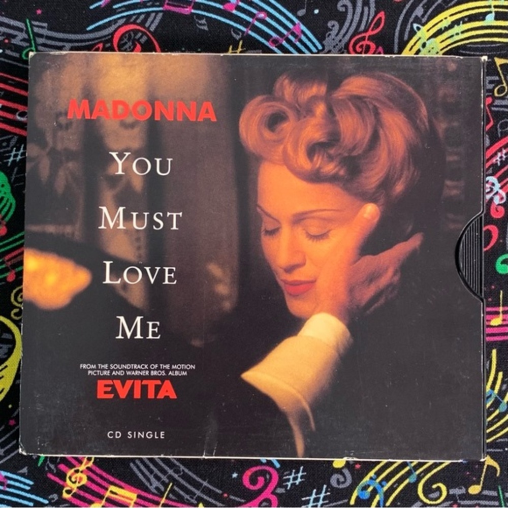 Madonna You Must Love Me. Evita: Motion Picture. 1996. CD single.